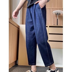 批发春季新款<b class='q'>哈伦</b><b class='q'>牛仔</b>裤女大码梨形身材高腰宽松直筒显瘦小个子老爹裤