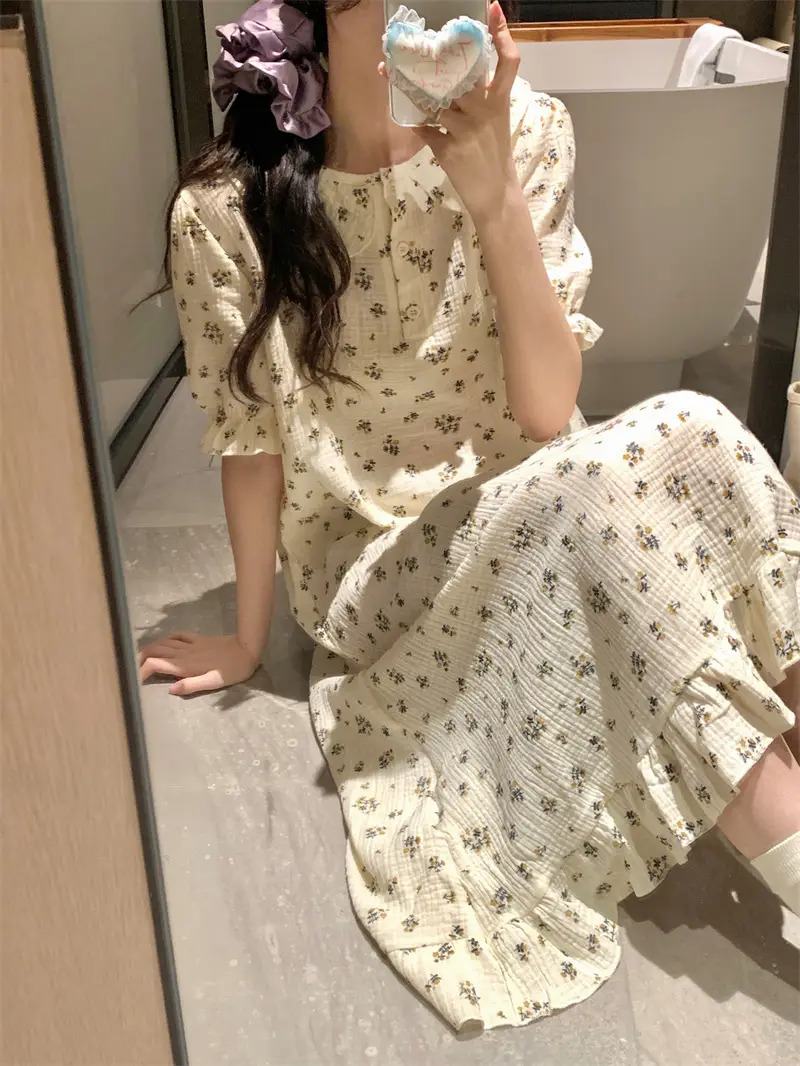 소녀 풍 루즈 슬리퍼 셋트 상세 이미지 17