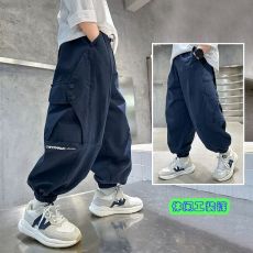 批发儿<b class='q'>童装男童</b>工装裤子秋装2026新款大童秋季<b class='q'>休闲裤</b>春秋款帅气运动裤