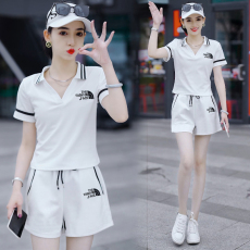 批发官图<b class='q'>运动服</b>休闲套装<b class='q'>女装</b>夏季2026新款洋气减龄时髦两件套短裤女士