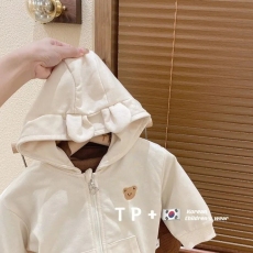 批发韩版童装2024秋季儿童外套棉卫衣小动物造型小夹克儿童小外套连帽