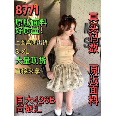 批发八盖pinky piggy <b class='q'>巴洛克</b>蔷薇 复古花苞<b class='q'>连衣裙</b>女夏季肌理感公主裙