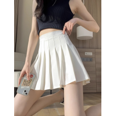 批发创峰松紧腰+加长+安全裤+拉链jk弹力松紧腰<b class='q'>半身裙</b>女a<b class='q'>字</b>小个子短<b class='q'>裙</b>