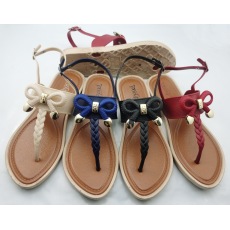 批发2024夏季新款人字拖沙滩凉鞋软底踩屎感平底凉拖鞋，此款需要定做