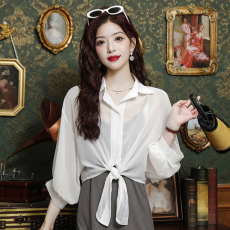 批发已出货<b class='q'>小</b><b class='q'>披肩</b>外套女2026春夏新款百搭雪纺防晒衣超薄短款外搭开衫