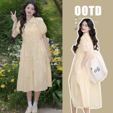 批发大量~新款网红2026孕妇宽松显瘦时尚潮妈<b class='q'>外出</b>可哺乳连衣裙