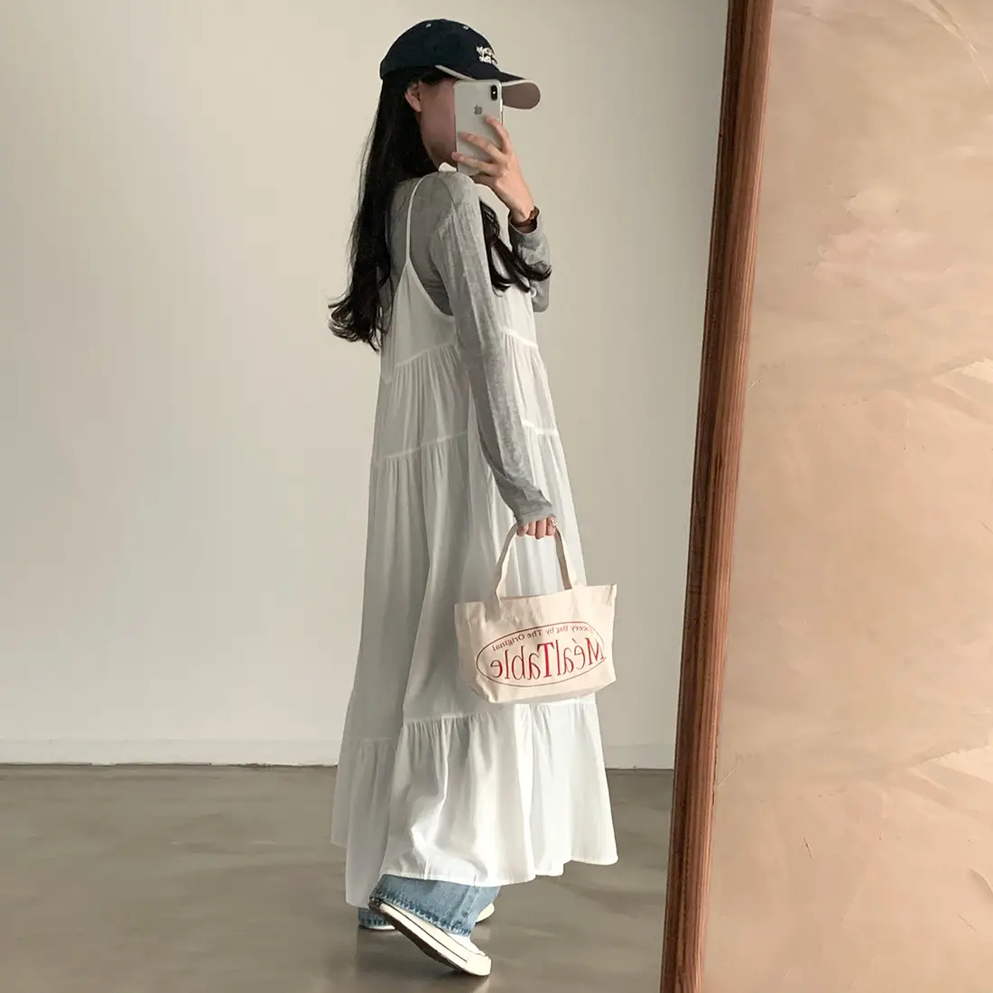 한국 스타일 블라우스 허리 밴드 원피스 상세 이미지 2