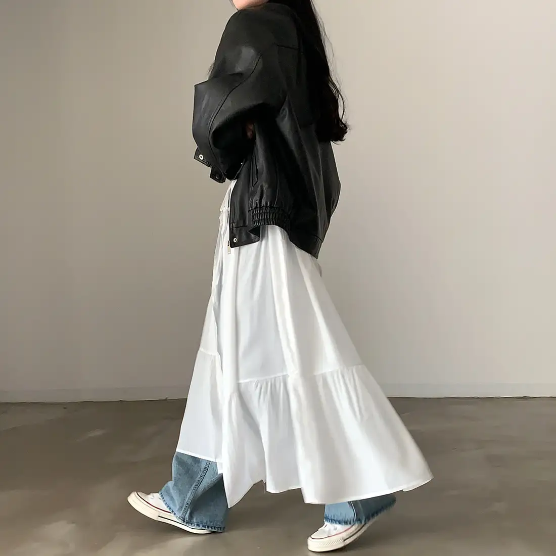 한국 스타일 블라우스 허리 밴드 원피스 상세 이미지 4
