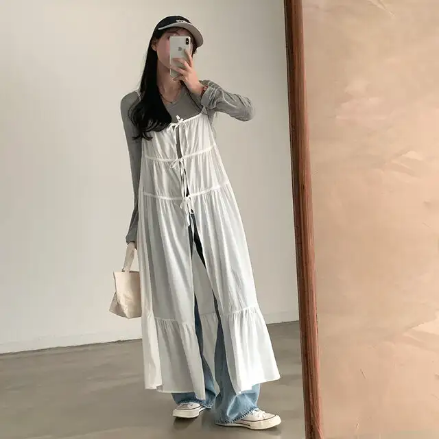 한국 스타일 블라우스 허리 밴드 원피스 상세 이미지 19