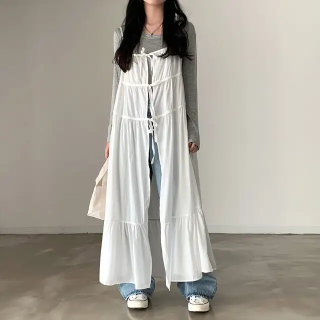 한국 스타일 블라우스 허리 밴드 원피스 상세 이미지 29