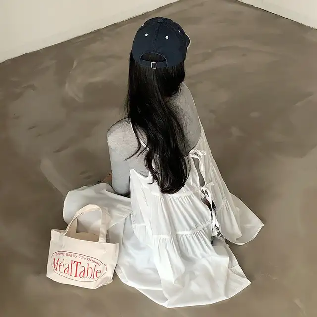 한국 스타일 블라우스 허리 밴드 원피스 상세 이미지 44