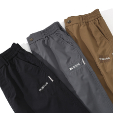 批发实拍2024夏季新款冰丝休闲裤男宽松百搭束脚薄款清凉透气裤子