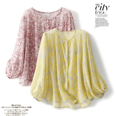 批发2026早春新款洋气漂亮小衫上衣设计感小众粉色<b class='q'>碎花</b><b class='q'>衬衫</b>女