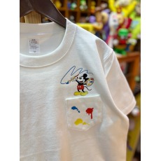 批发21支纯棉210克复古趣味<b class='q'>米奇</b>短袖<b class='q'>t</b><b class='q'>恤</b>女夏季小众别致宽松休闲上衣服