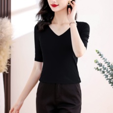 批发网纱打底衫女秋季女装2026新款内搭中<b class='q'>袖</b><b class='q'>t</b><b class='q'>恤</b>基础款五分<b class='q'>袖</b>上衣