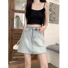 批发实拍<b class='q'>牛仔</b>半身裙女夏季新款韩版ins高腰显瘦a字<b class='q'>包臀裙</b>防走光