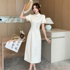 批发实拍改良<b class='q'>旗袍</b>连衣裙女2026夏新款气质高级感独特温柔风复古新中式