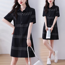 批发实拍大码女装2026<b class='q'>夏装</b>新款洋气韩版胖MM裙遮肉时尚<b class='q'>连衣裙</b>宽松显瘦