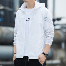 批发夏季男士防晒衣男款UPF50+防紫外线冰丝防晒服男式薄外套速干上衣