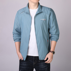 批发<b class='q'>夏</b>季男士防晒衣男款防紫外线防晒服男式薄外套户外运动透气皮肤衣