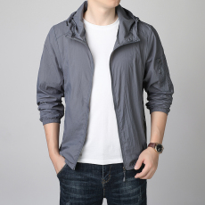 批发<b class='q'>夏</b>季男士防晒衣男款防紫外线防晒服男式薄外套户外运动透气皮肤衣