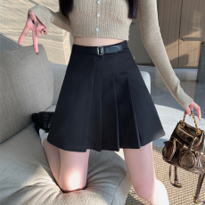 批发创峰天猫质量秋冬女装韩版<b class='q'>百褶</b><b class='q'>短裙</b>高腰显瘦小黑裙半身裙子