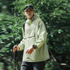 批发实拍<b class='q'>夏</b>季新款防晒服纳米皱UPF50+防晒衣户外旅行防紫外线冰丝透气