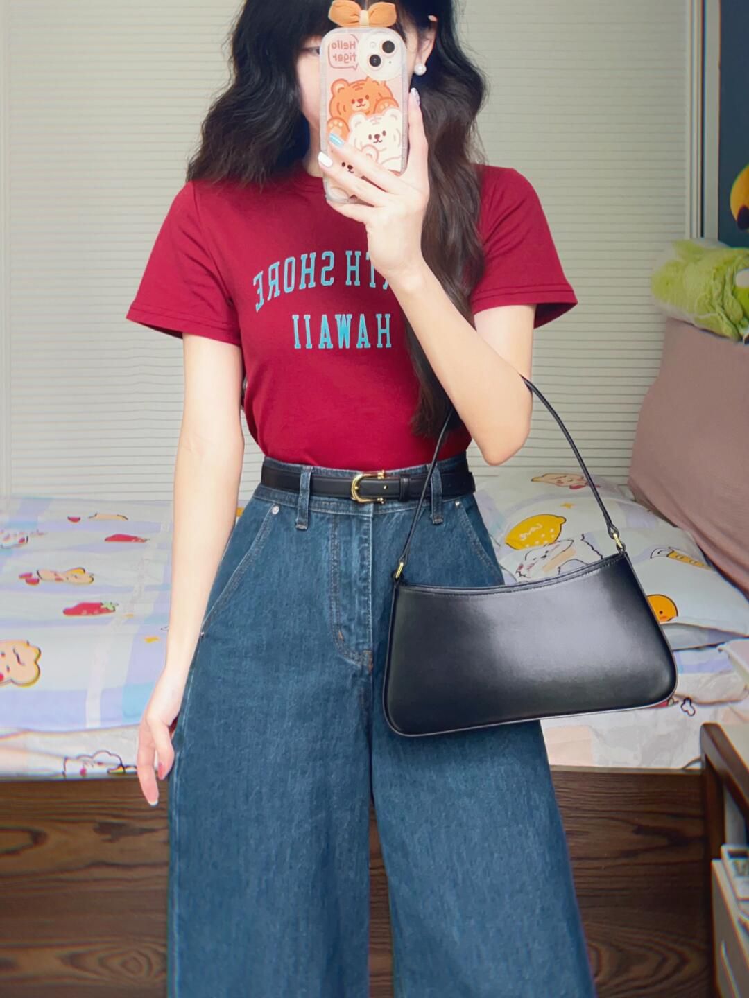 Korean dark blue wide-leg jeans for women, new summer style, high-waisted, loose, flesh-covering, slimming, versatile straight-leg trousers