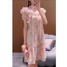 批发【蔷微恋人】设计师夏季新款时尚气质连衣裙
