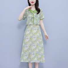 批发2026洋气<b class='q'>夏装</b>新中式复古<b class='q'>连衣裙</b>时尚高贵中年妈妈夏季雪纺裙子减龄