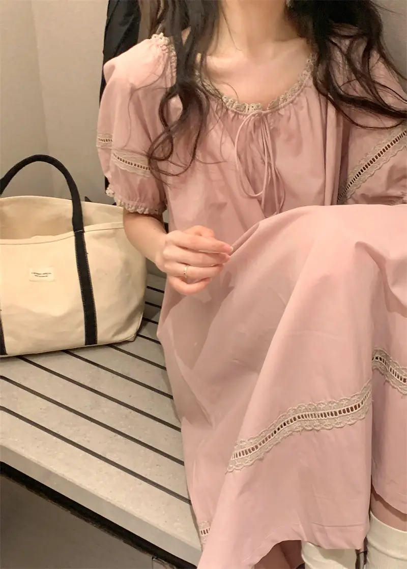 루즈핏 면 라운드넥 홈웨어 세트 상세 이미지 20