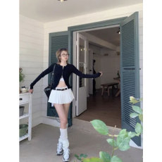 批发创峰精品豪华呢逆袭大长腿百褶裙女半身裙短裙裙裤芭蕾裙半裙裙子