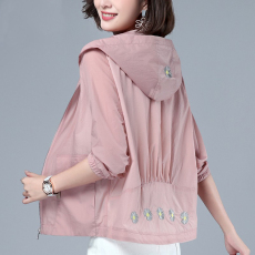 批发官图 防晒衣女士长袖2026新款<b class='q'>夏季</b>女士短<b class='q'>外套</b>妈妈装宽松薄款上衣