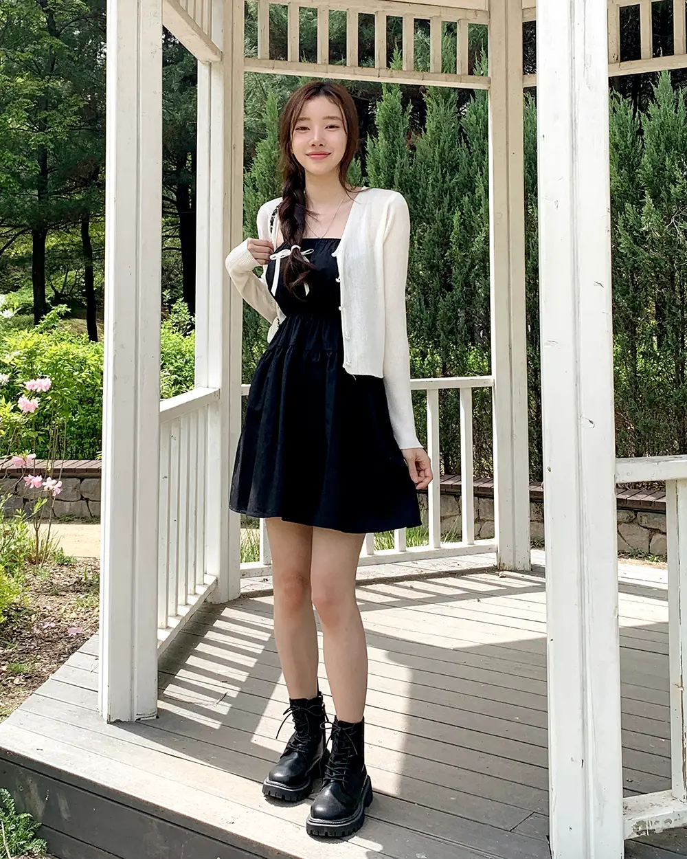여성용 루즈 핏 셔링 원피스 상세 이미지 20