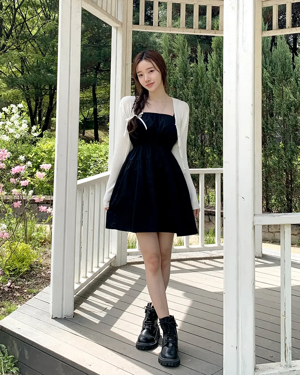 여성용 루즈 핏 셔링 원피스 상세 이미지 21