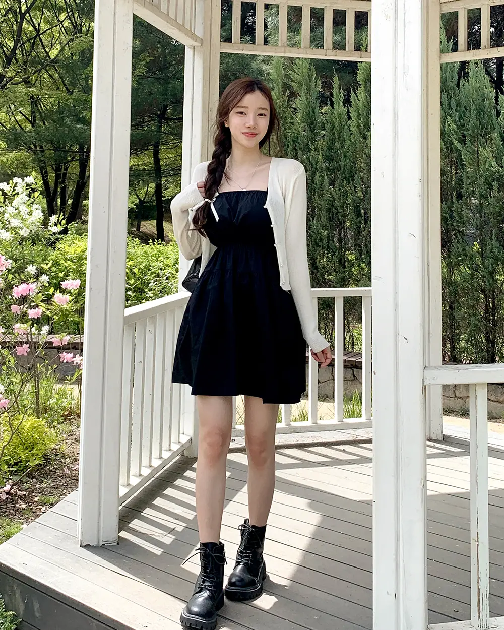 여성용 루즈 핏 셔링 원피스 상세 이미지 22