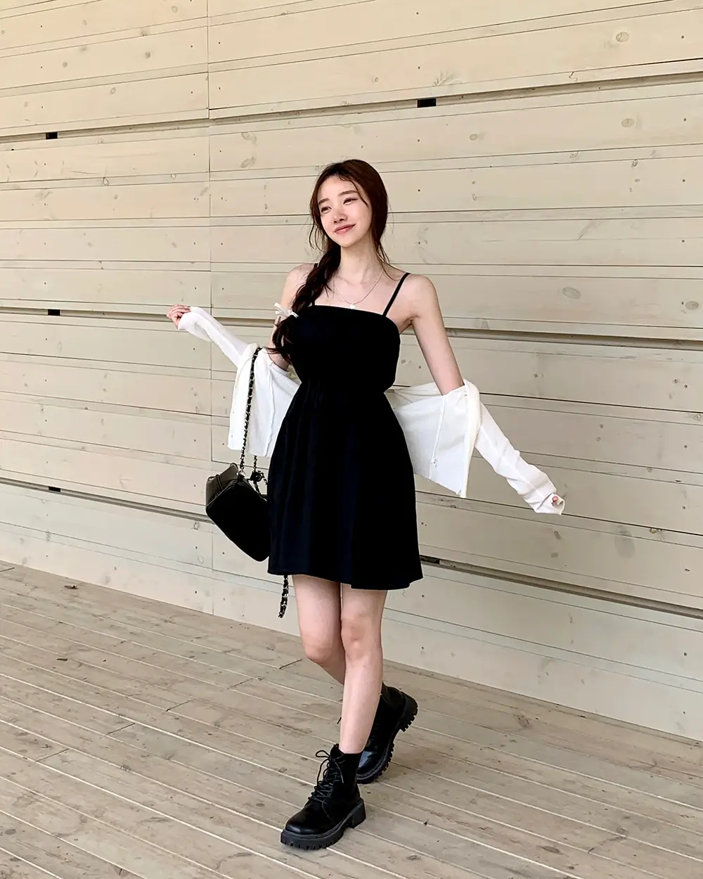 여성용 루즈 핏 셔링 원피스 상세 이미지 24