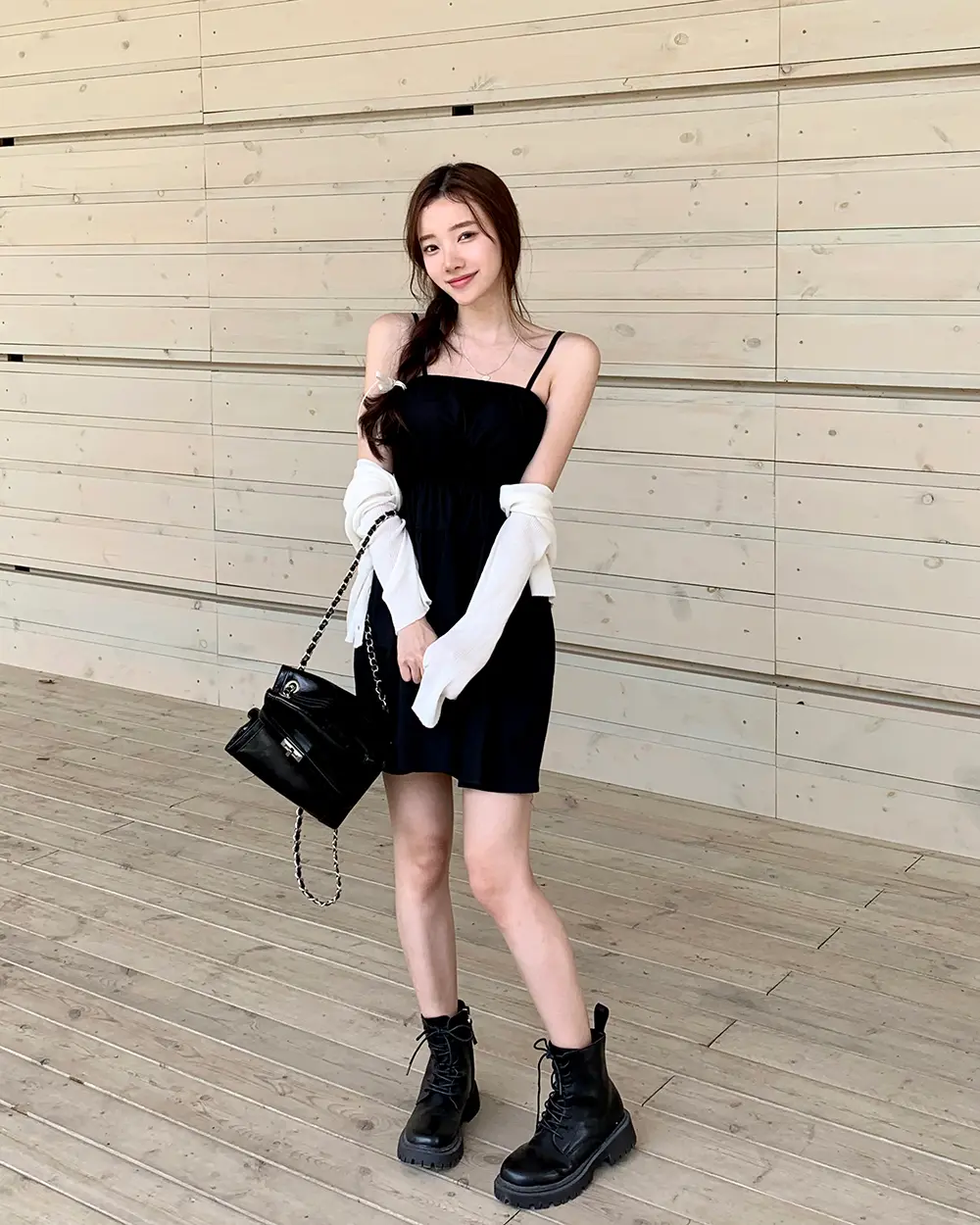 여성용 루즈 핏 셔링 원피스 상세 이미지 25