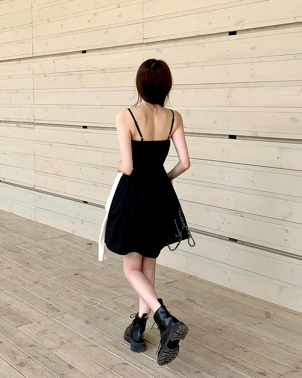여성용 루즈 핏 셔링 원피스 상세 이미지 27