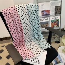 批发<b class='q'>外贸</b><b class='q'>大码</b>女装黑白波点阔腿裤女压褶风格休闲拖地裤宽松百搭垂感