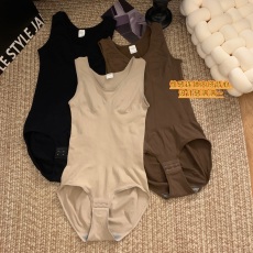 批发实拍实价 夏季新款性感瑜伽<b class='q'>背心</b>连体三角裤收腹修身紧身<b class='q'>塑</b>形上衣