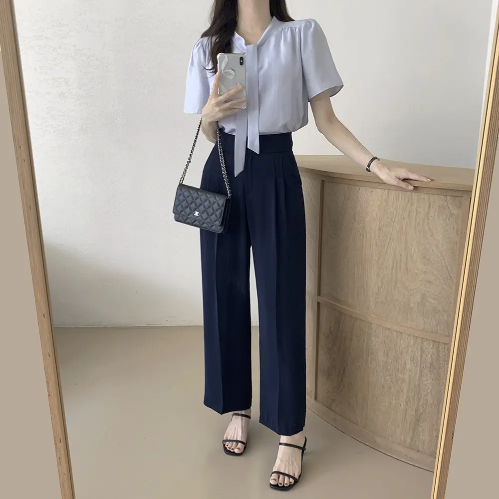 프렌치 감성 양면 착용 블라우스 상세 이미지 3