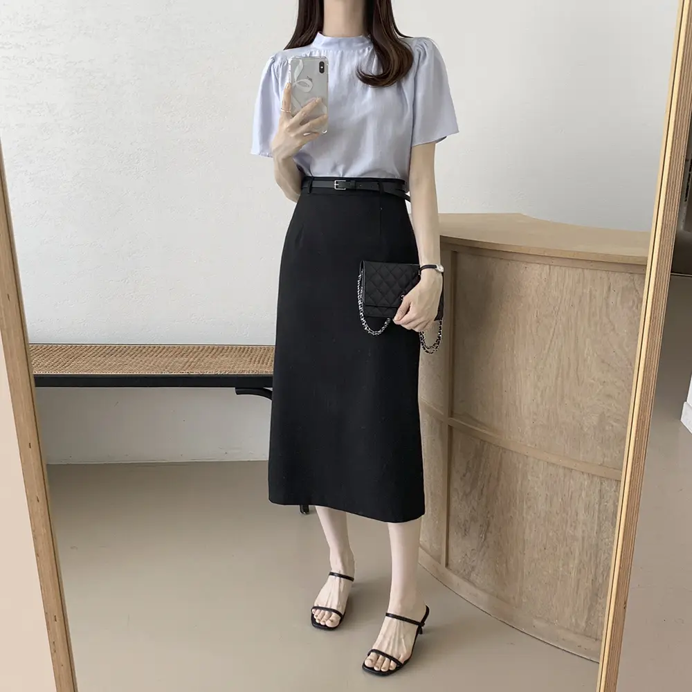 프렌치 감성 양면 착용 블라우스 상세 이미지 12