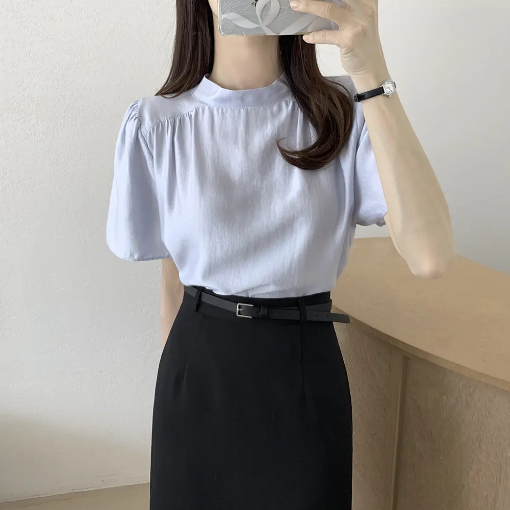 프렌치 감성 양면 착용 블라우스 상세 이미지 14