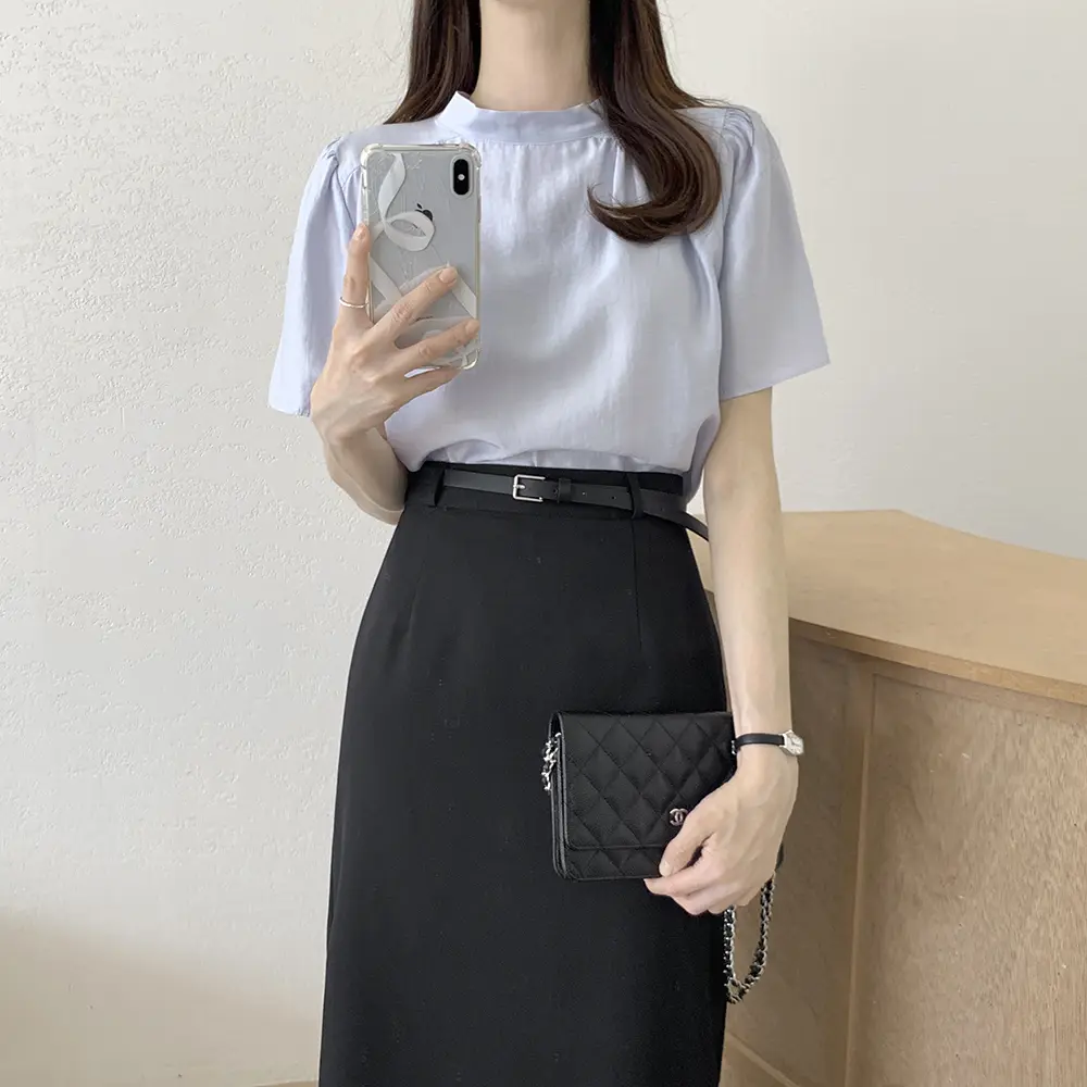 프렌치 감성 양면 착용 블라우스 상세 이미지 15