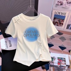 批发官图 新中式国风短袖t恤<b class='q'>女</b>2026年夏季新款不规则宽松百搭洋气<b class='q'>女</b>装