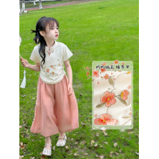 批发女童<b class='q'>套装</b><b class='q'>夏</b>季2026新款网红洋气时髦衣服女孩<b class='q'>宝宝</b>短袖儿童<b class='q'>夏</b>装衣服