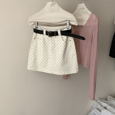 批发韩国东大门2026春夏新款时尚减龄气质高腰显瘦波点<b class='q'>半身裙</b>女短裙潮