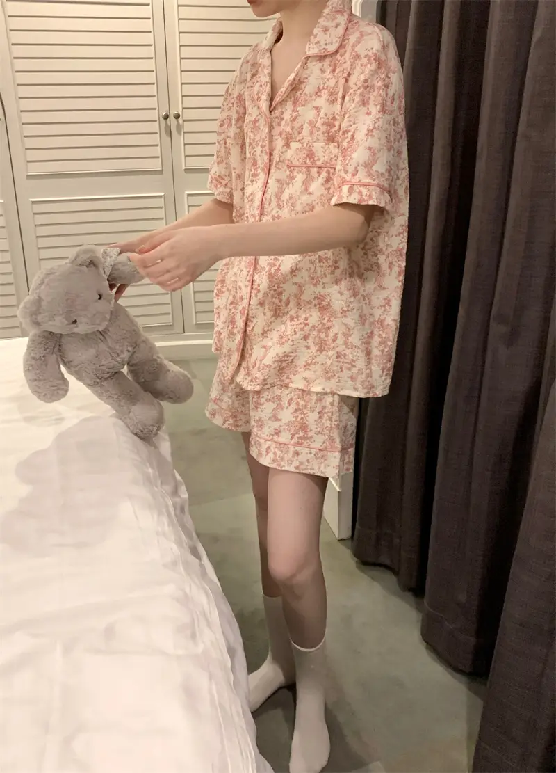 수묵화 레트로 홈웨어 세트 상세 이미지 18