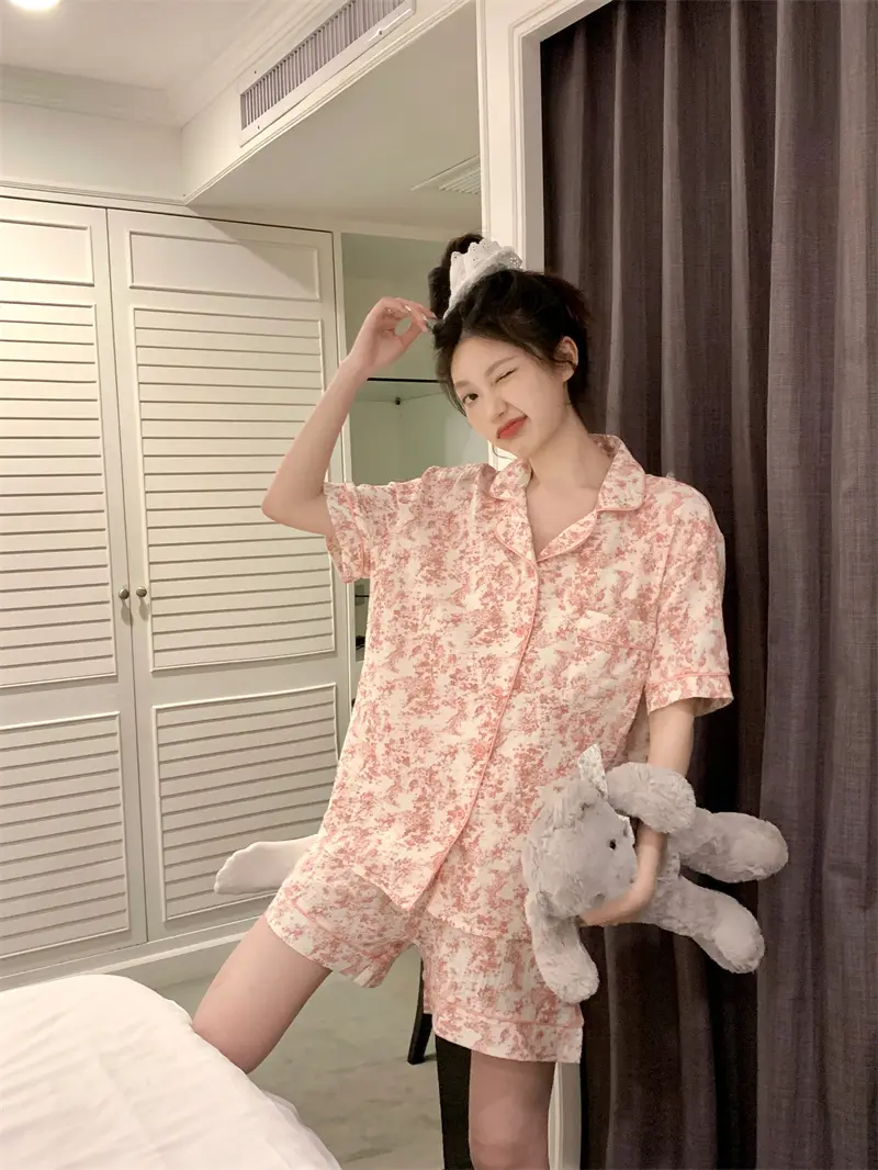 수묵화 레트로 홈웨어 세트 상세 이미지 19